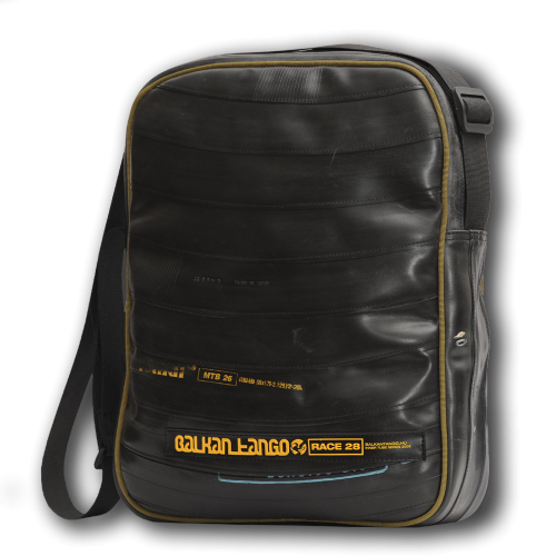 Istambul L Green - Borsa fatta con camera d'aria delle bici