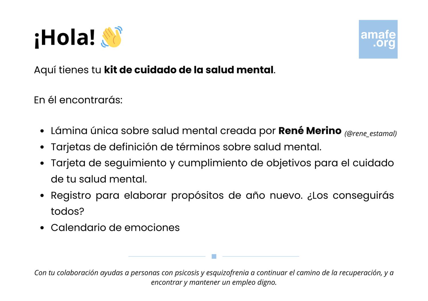 Kit digital de cuidado de tu salud mental Kit digital de cuidado de tu salud mental