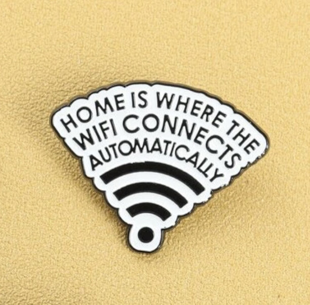 Pin Home is where the wifi connects automatically