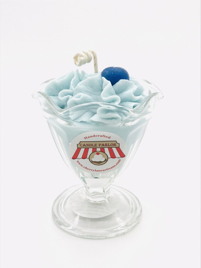 Blueberry Scented Ice Cream Candle, SM Sundae