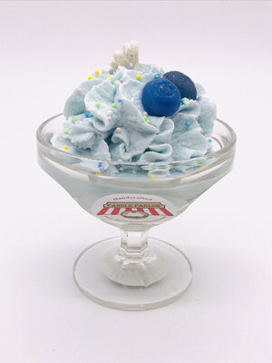 Blueberry Scented Ice Cream Candle, MD Sundae