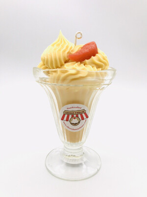 Citrus Scented Ice Cream Candle, LG Sundae