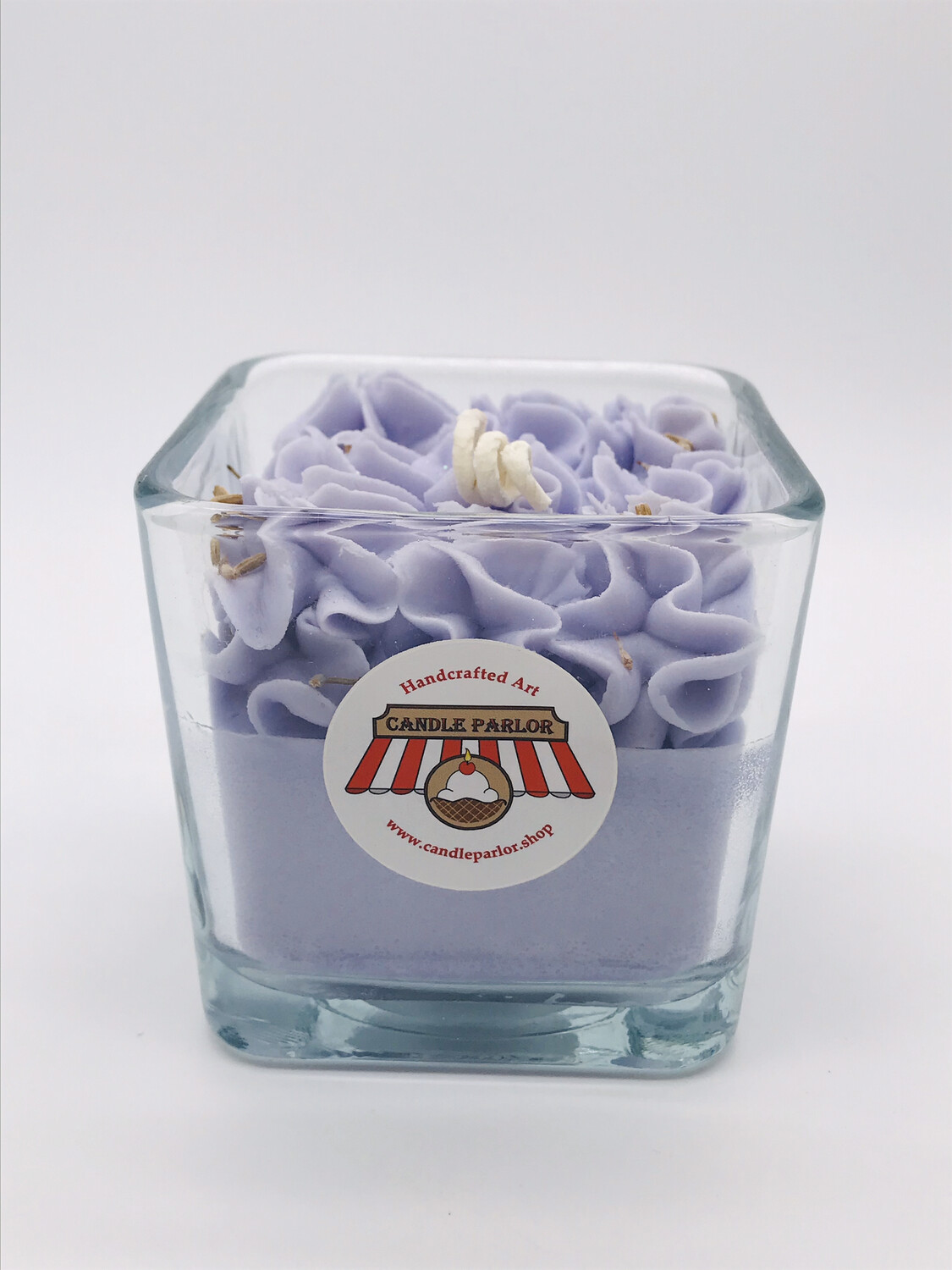 Lavender Scented Candle, Square Jar