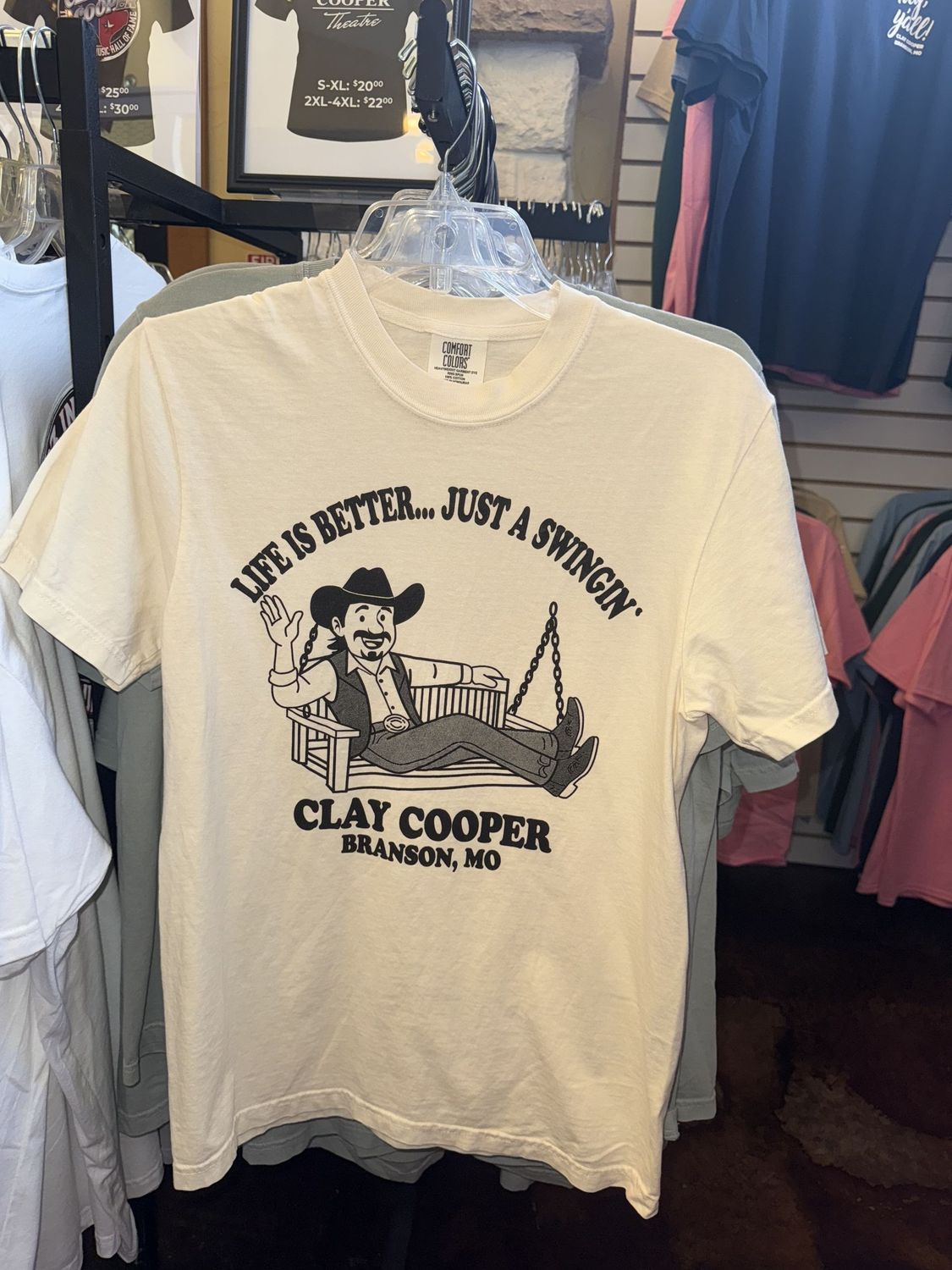 "Life is Better" T-Shirt in Ivory