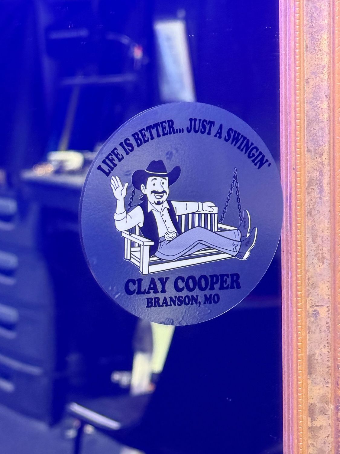 Just a Swingin' Sticker