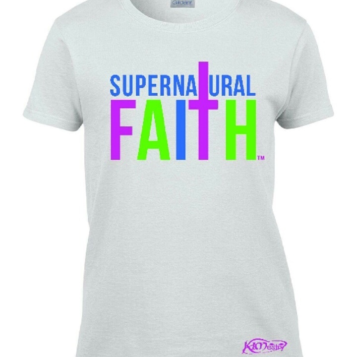 Supernatural Faith T-Shirt - White  - GROUP RATE ONLY