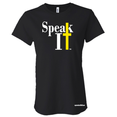 Speak It T-Shirt - Black/Yellow GROUP RATE ONLY