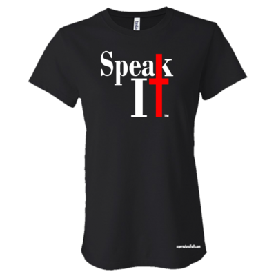 Speak It T-Shirt - Black/Red
