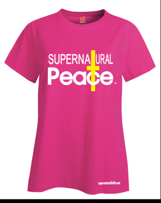 Supernatural Peace T-Shirt (Pink)