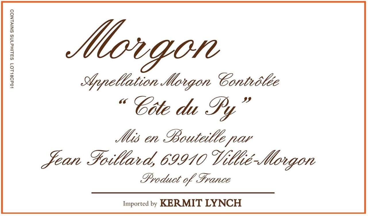 ​Domaine Jean Foillard Morgon ‘Cote du Py’ 2021 (Magnum) - Beaujolais, France