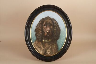 Portrait de chien - Charles Olivier de PENNE (d'après)