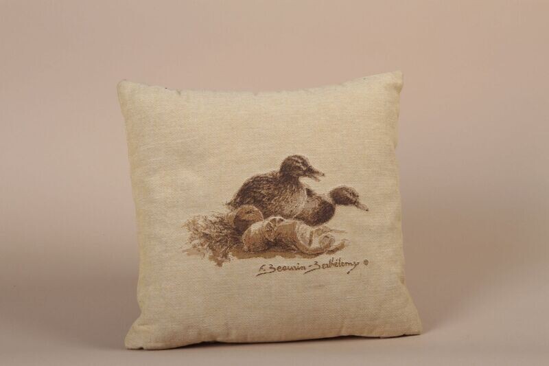Coussin - Du gabion, le colvert au citron