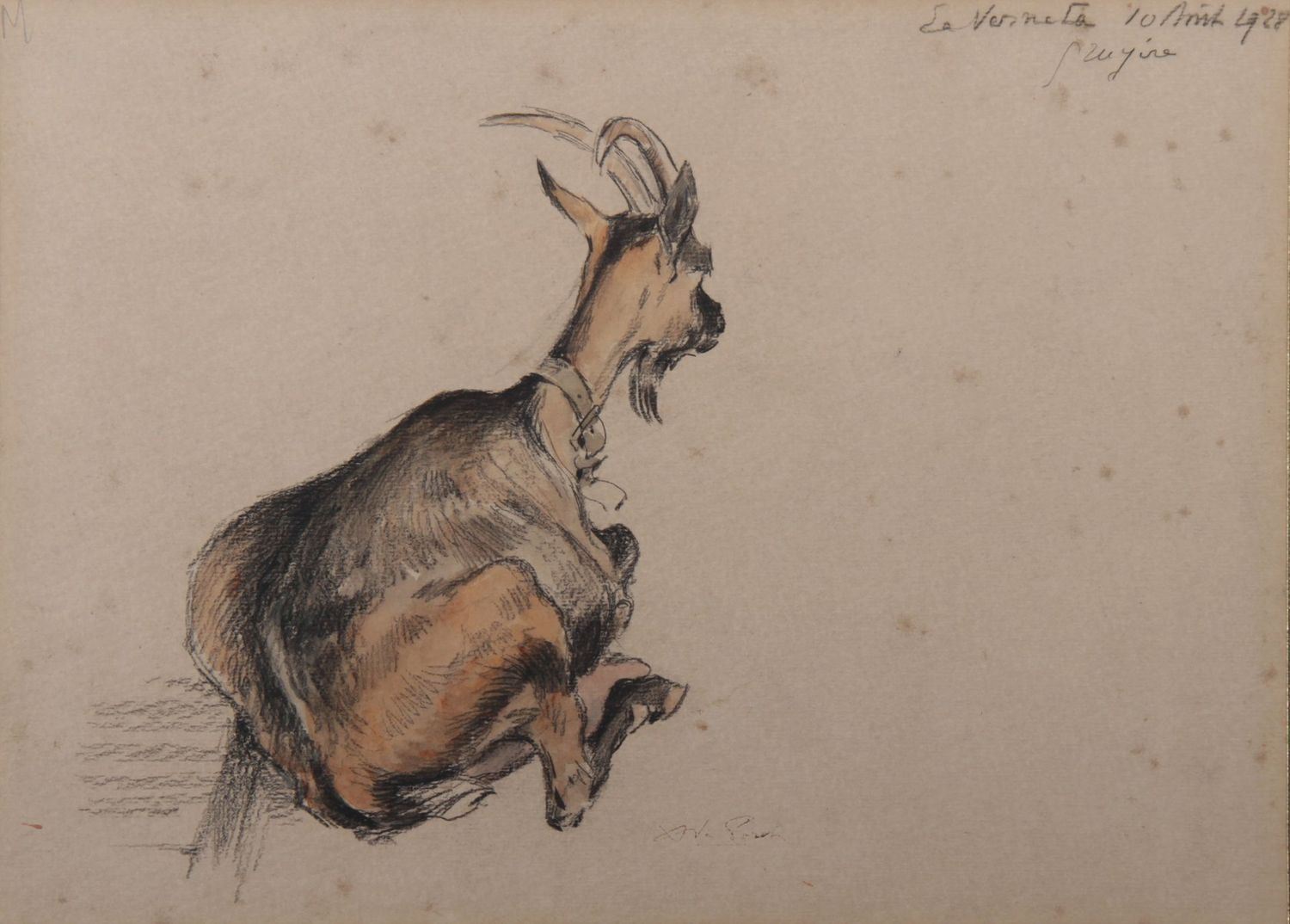 Resting goat - Xavier de PORET
