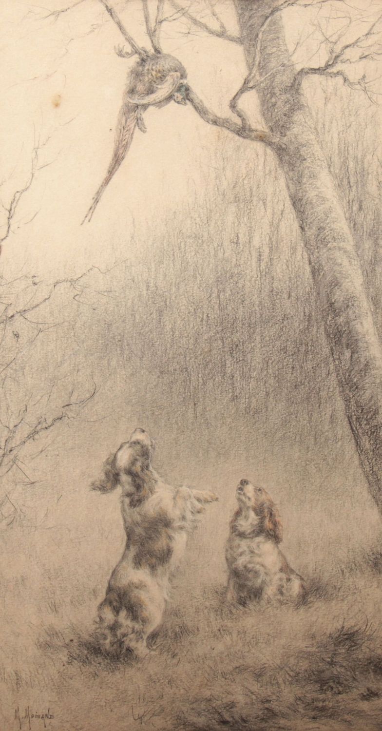 Spaniels au faisan - Maurice MOISAND