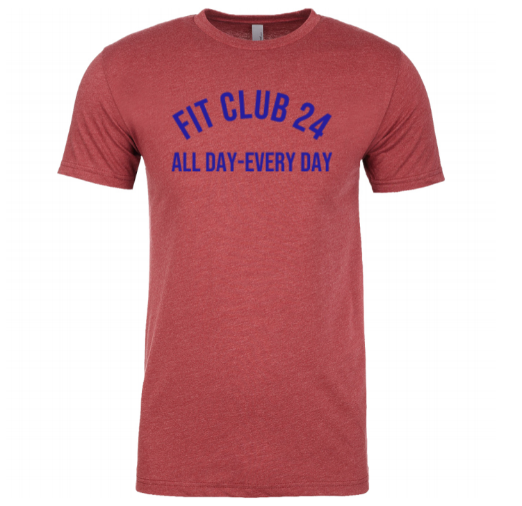 Red Fit Club 24 Tee