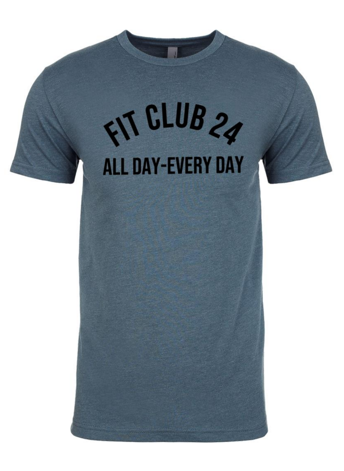 Light Blue Fit Club 24 Tee