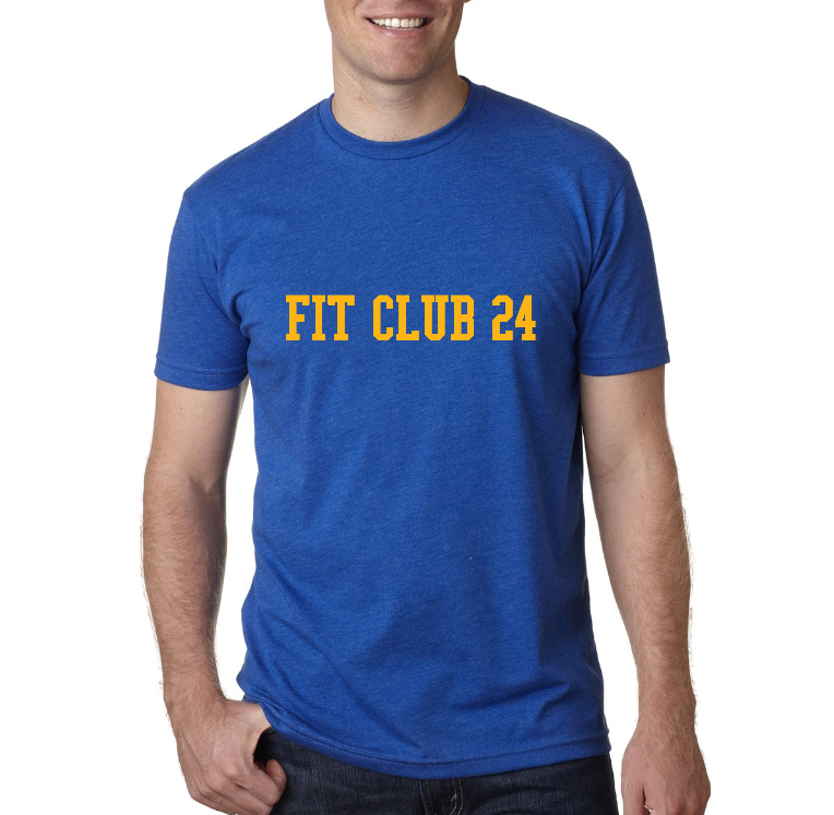 Blue Fit Club 24 Tee