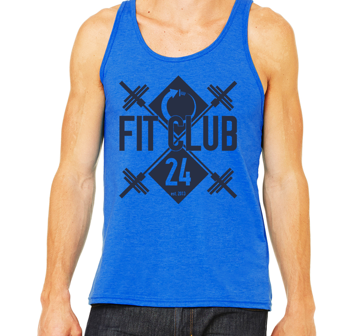 Fit Club 24 - Blue Tank