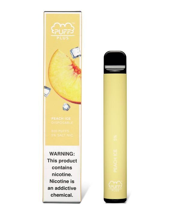 Peach Ice Puff Bar Plus 800