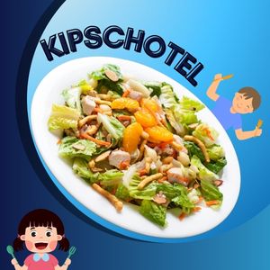 Koude schotel met kip (kinderportie)