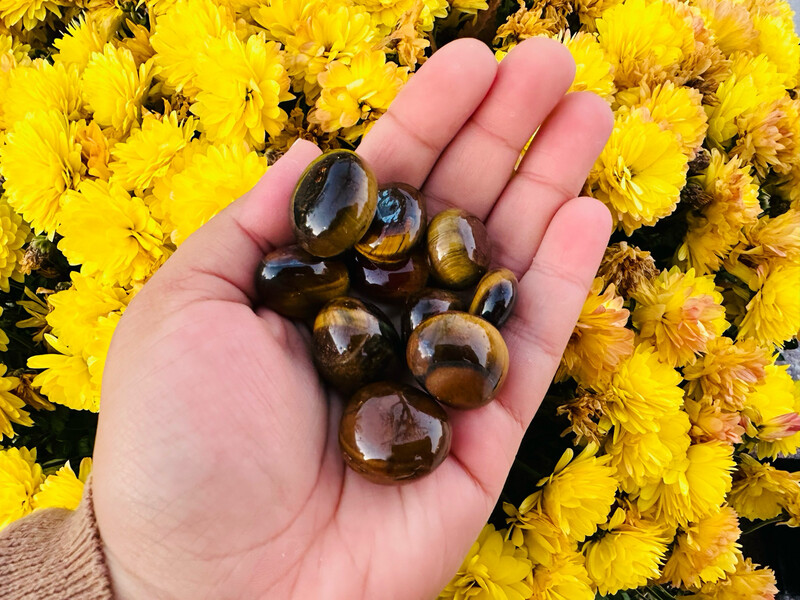 Golden Tigers Eye Tumble