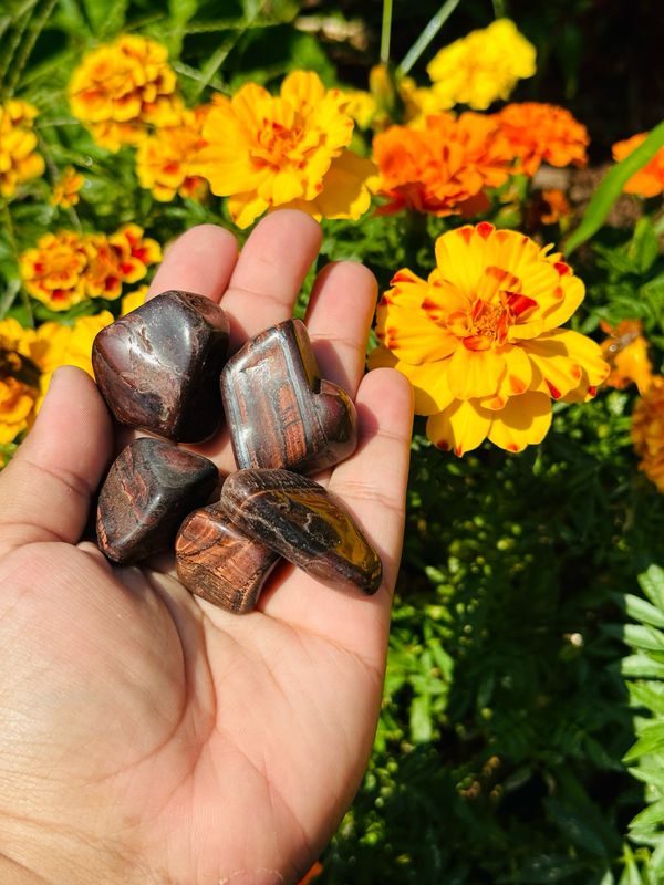 Red Tigers Eye Tumble