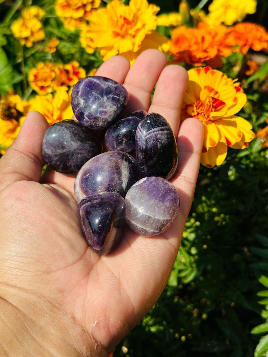 Chevron Amethyst Tumble Chevron Amethyst Tumble