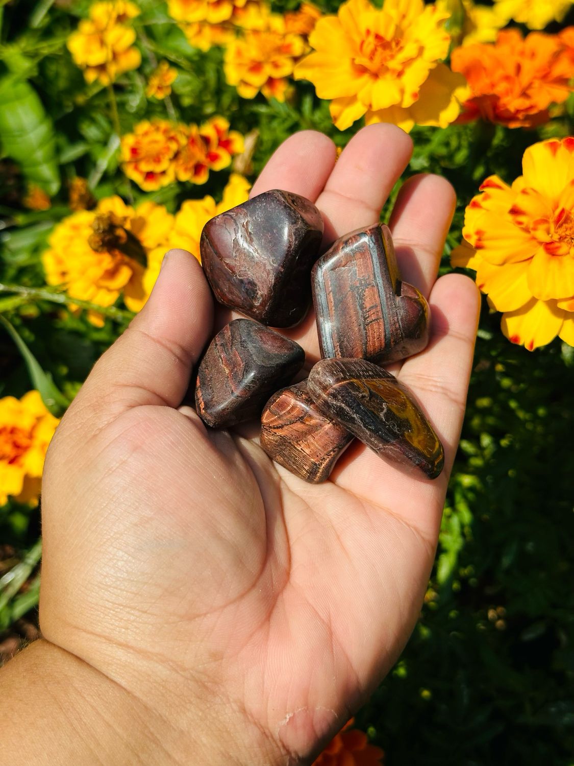 Red Tigers Eye Tumble