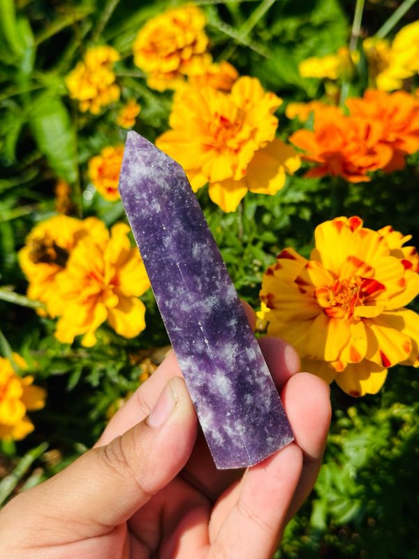 Lepidolite Tower