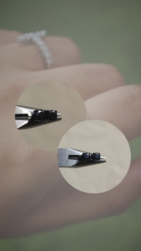 ​Black Stud Earrings