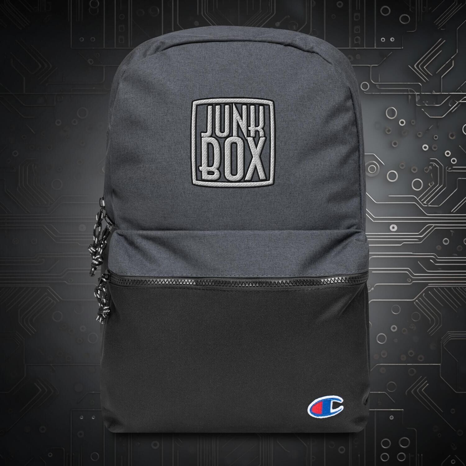 Embroidered JunkBox Logo Champion Backpack