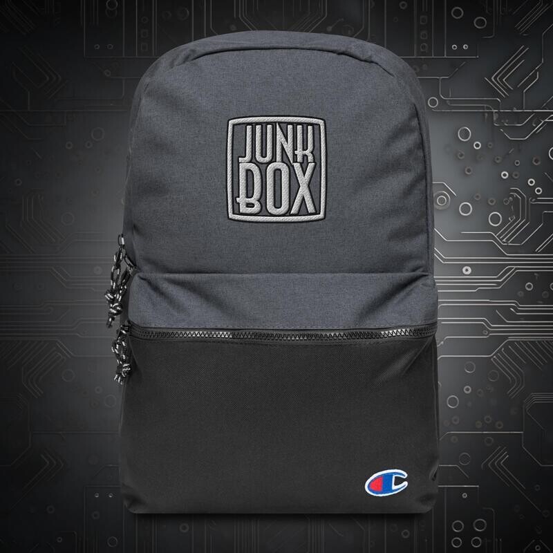 Embroidered JunkBox Logo Champion Backpack