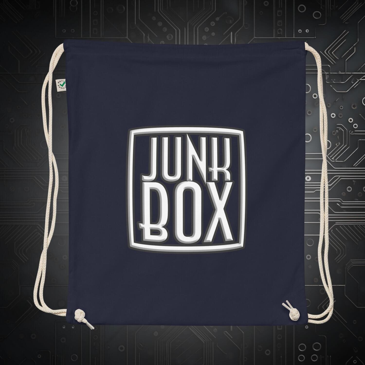Organic cotton JunkBox Logo Drawstring Bag