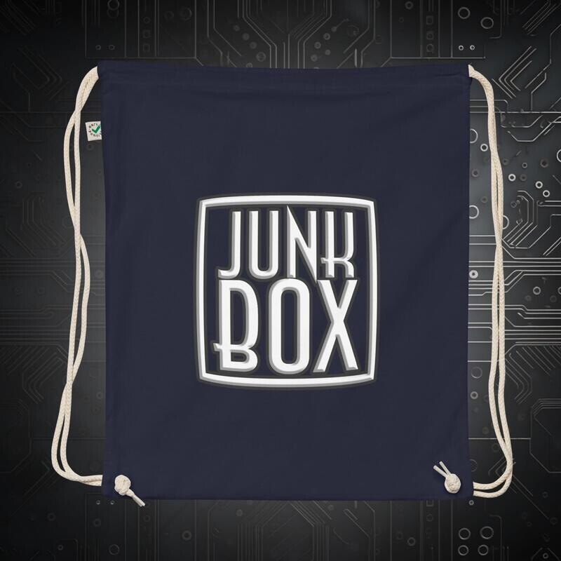 Organic cotton JunkBox Logo Drawstring Bag