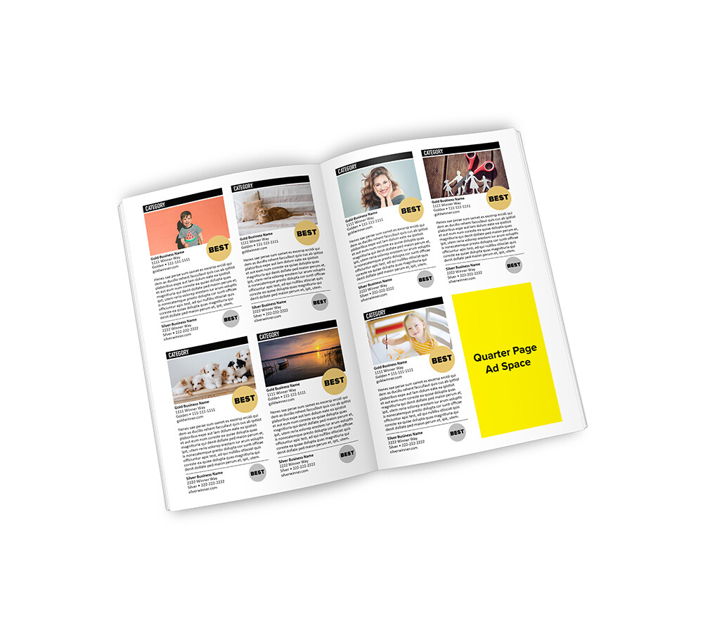 Winner's Magazine 1/4 Page