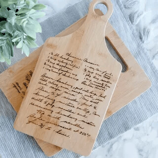 Wine Bottle Shaped Bamboo Board