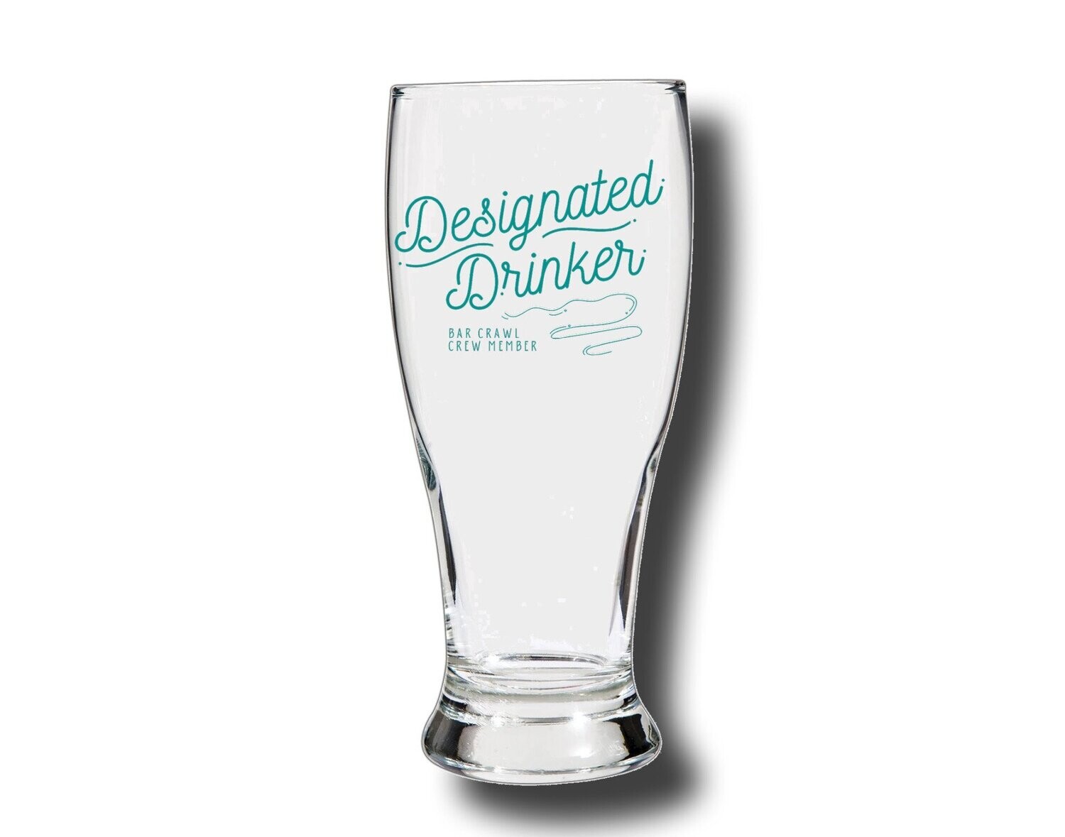 Pint and Pilsner glasses