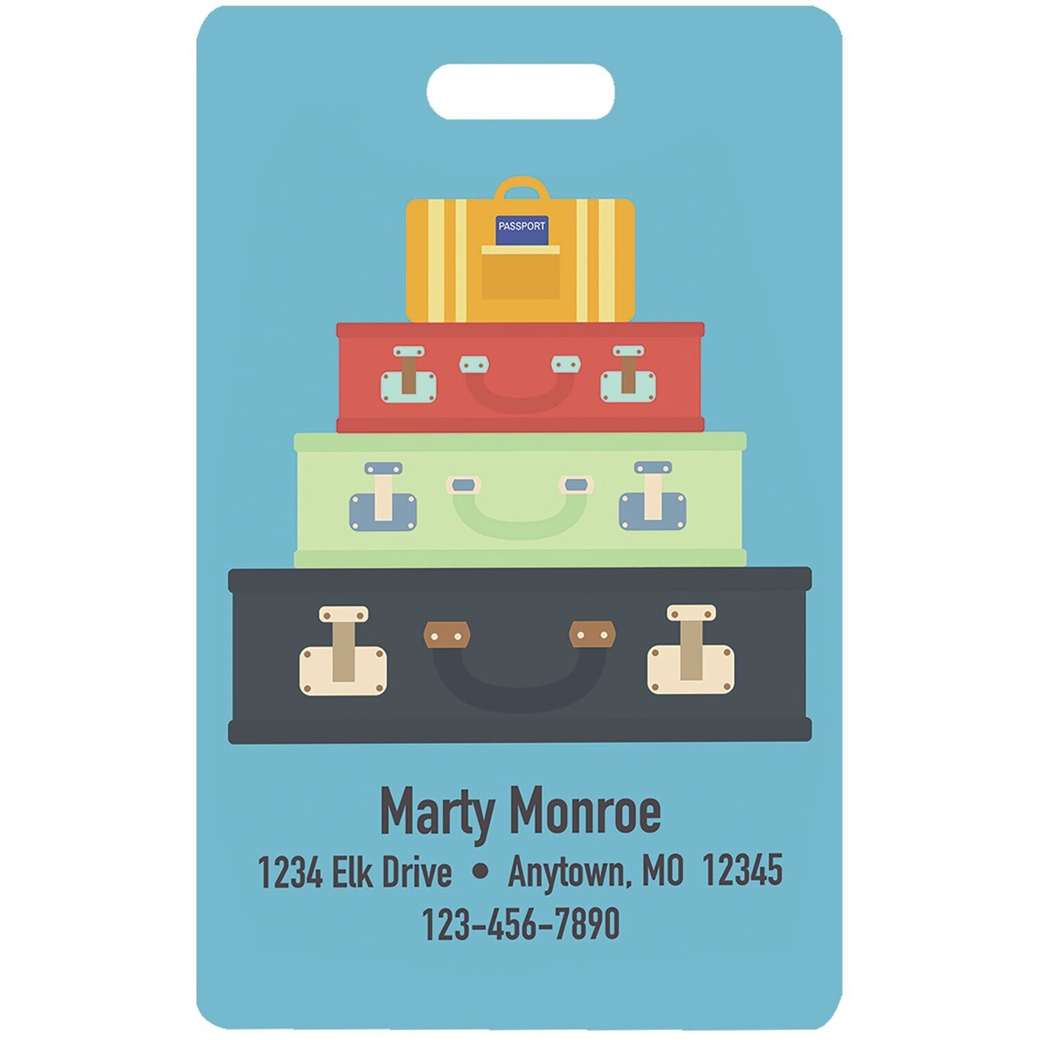 Aluminum Luggage Tags