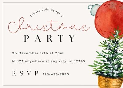 Flat Invitations