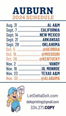 Football Schedules