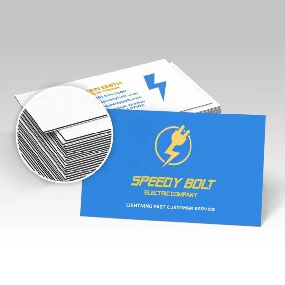 Painted Edge Business Cards