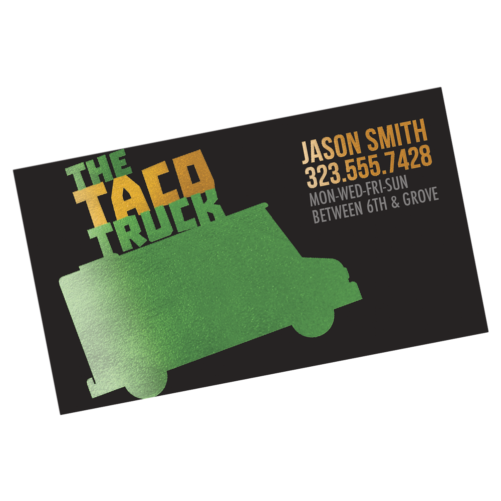 Foil Business Cards