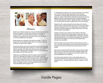 Single sheet obituaries