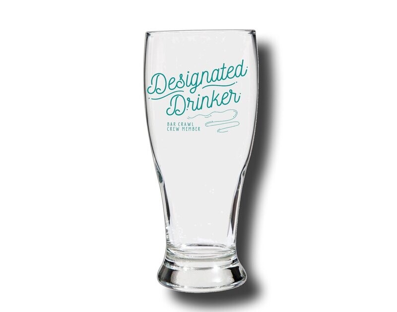 Pint and Pilsner glasses