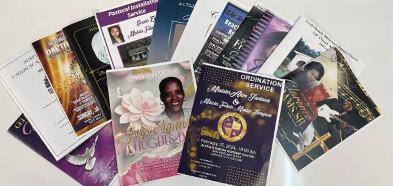Booklet Style Programs Booklet Style Programs