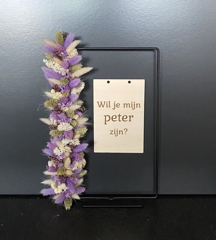 Flowersquare  Wil je mijn peter zijn