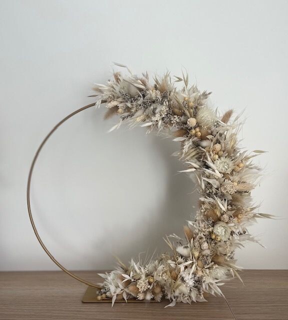 Flowerhoop Naturelle Gepersonaliseerd