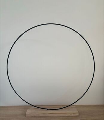 Cirkel 40 cm met Houten voet