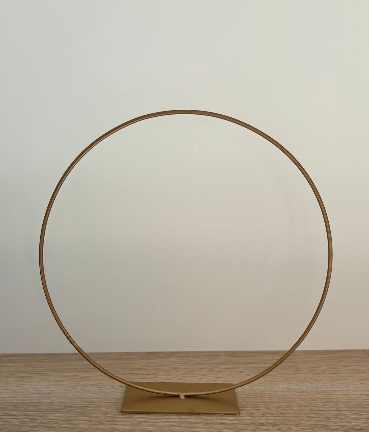 Cirkel 30 cm met Metalen voet (Goud)
