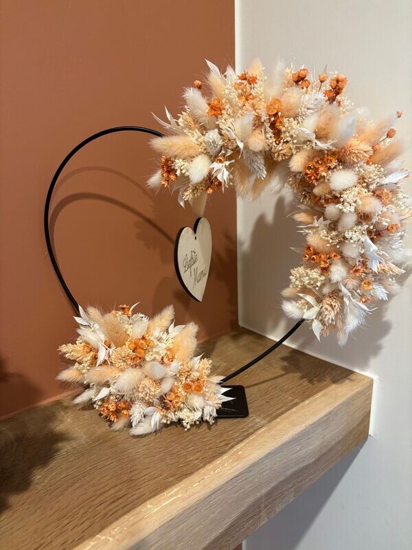 Flowerhart  Perzia met hoputen hartje